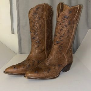 LAREDO "MIRANDA" LEATHER WOMEN'S WESTERN BOOT SIZE 8 1/2